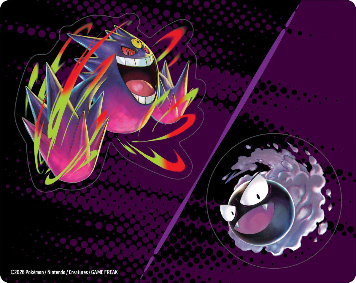 Pokémon Ascended Heroes Tech Sticker Gastly - kortų rinkinys