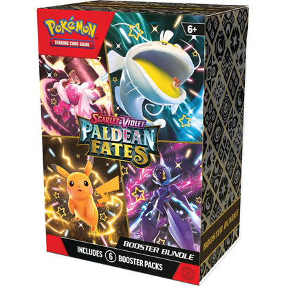 Pokémon Paldean Fates Booster Bundle - 6 papildymo pakeliai
