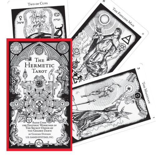 Hermetic Tarot - Taro kortos, kosmetinis defektas | U.S. Games