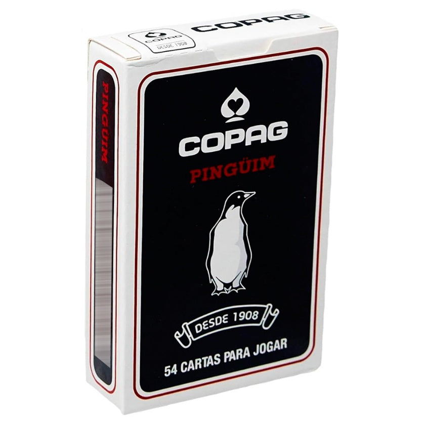 Copag Pinguim Black - juodos bridžo kortos