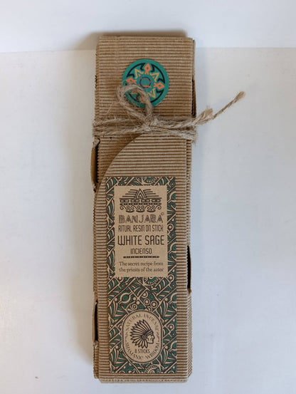 Banjara Ritual Resin on Stick White Sage - smilkalai, kosmetinis defektas