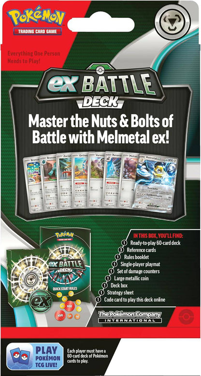 Pokémon Melmetal ex Battle Deck - 60 kortų kaladė