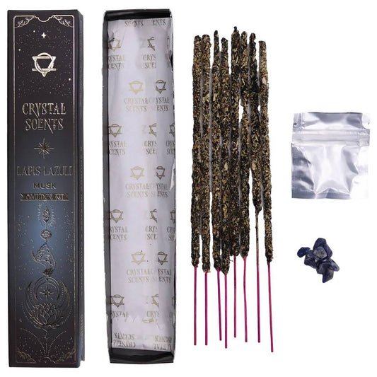 Muskuso kvapo smilkalai su Lazurito kristalais Crystal Scents