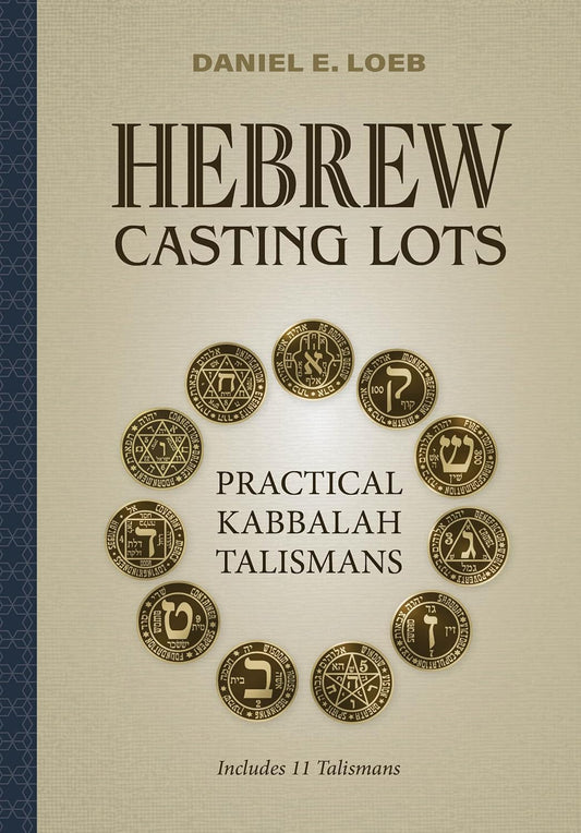 Hebrew Casting Lots - knyga ir 11 burtų metimo simbolių | Schiffer
