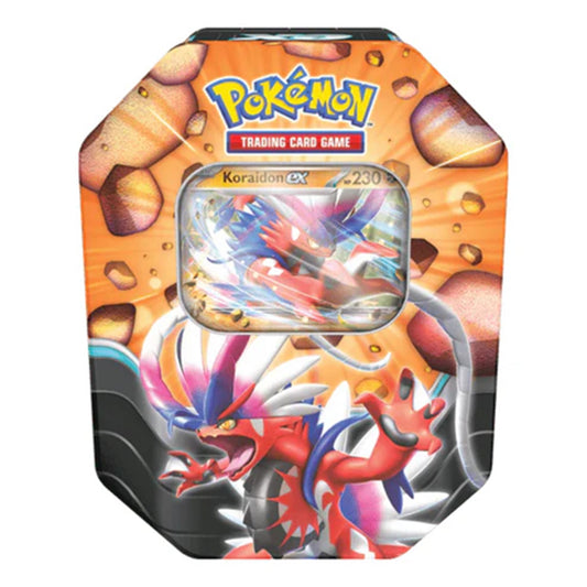 Pokemon Scarlet & Violet: Koraidon ex Slashing Legend Skardinė dėžutė