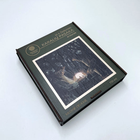 M. K. Čiurlionis Karalių pasaka - medinė dėlionė M, 150 detalių