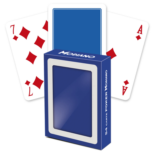 Poker Club F/N - mėlynos žaidimo kortos | Modiano