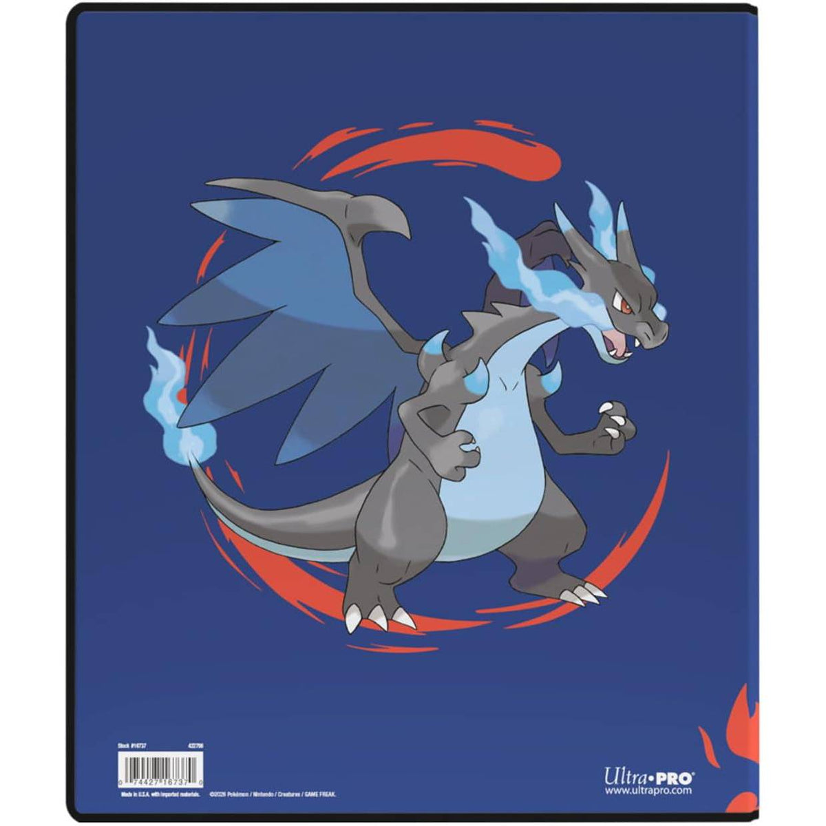 Pokémon Mega Charizard X ir Y - 2 colių kortų segtuvas | Ultra PRO