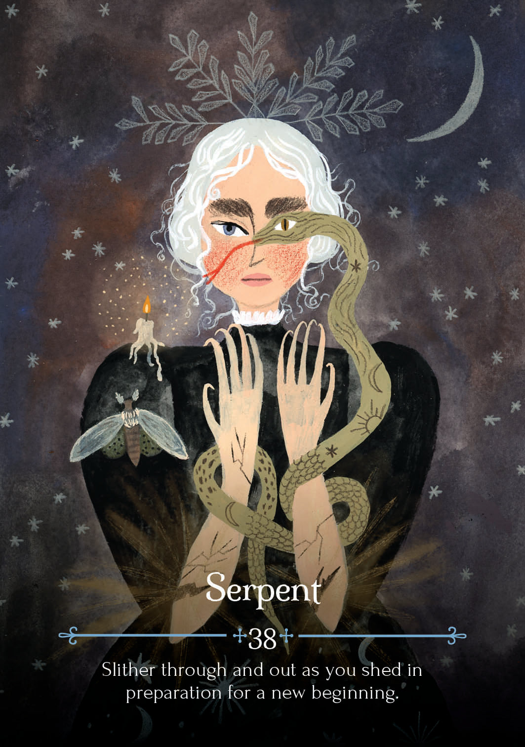 Seasons of the Witch Imbolc Oracle - 44 orakulo kortos