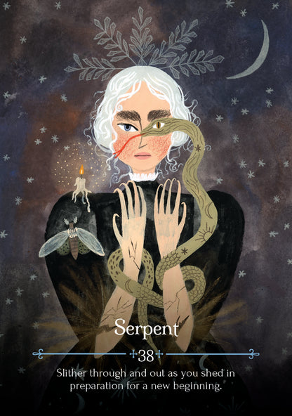 Seasons of the Witch Imbolc Oracle - 44 orakulo kortos