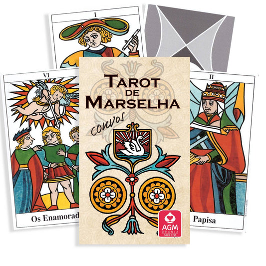 Tarot of Marselha Convos - taro kortos, portugališkas leidimas