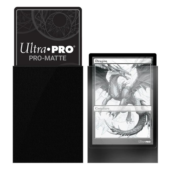 PRO-Matte Standard - juodos kortų įmautės, 50 vnt. | Ultra PRO