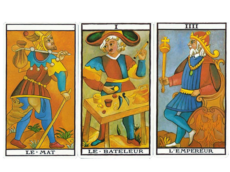 Le Tarot de Marseilles Taro kortos Fournier