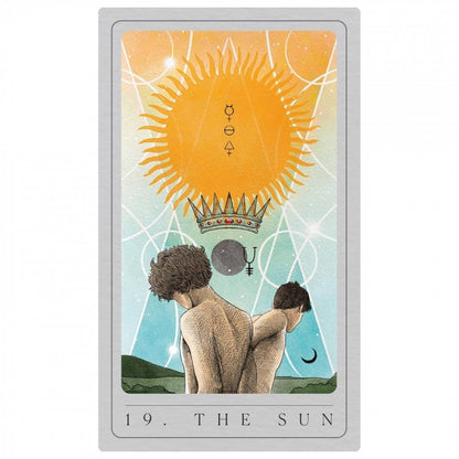 Kosmetinis defektas The Tarot of Secrets kortos Blue Angel