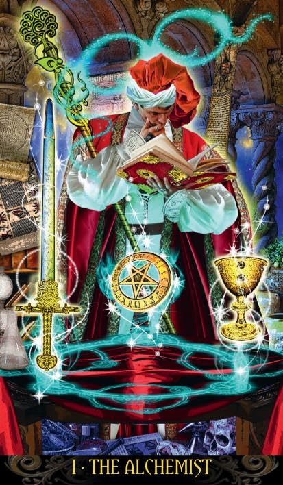 Illuminati Tarot - taro kortos auksuotais kraštais, naujas leidimas