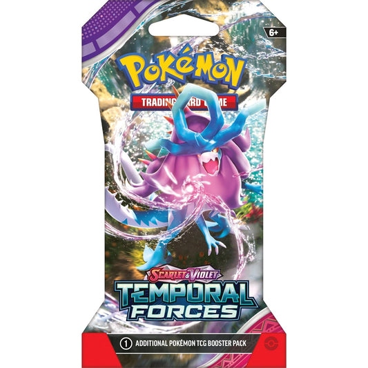 Pokémon Temporal Forces Sleeved Booster - 10 kortų papildymas (anglų k.)