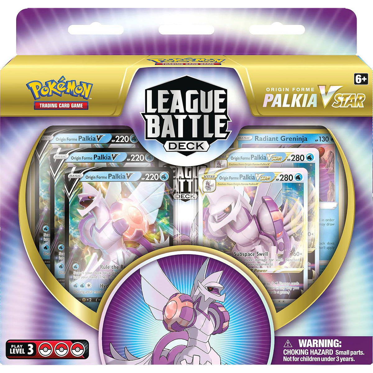 Pokémon Origin Forme Palkia VSTAR League Battle Deck - kortų kaladė