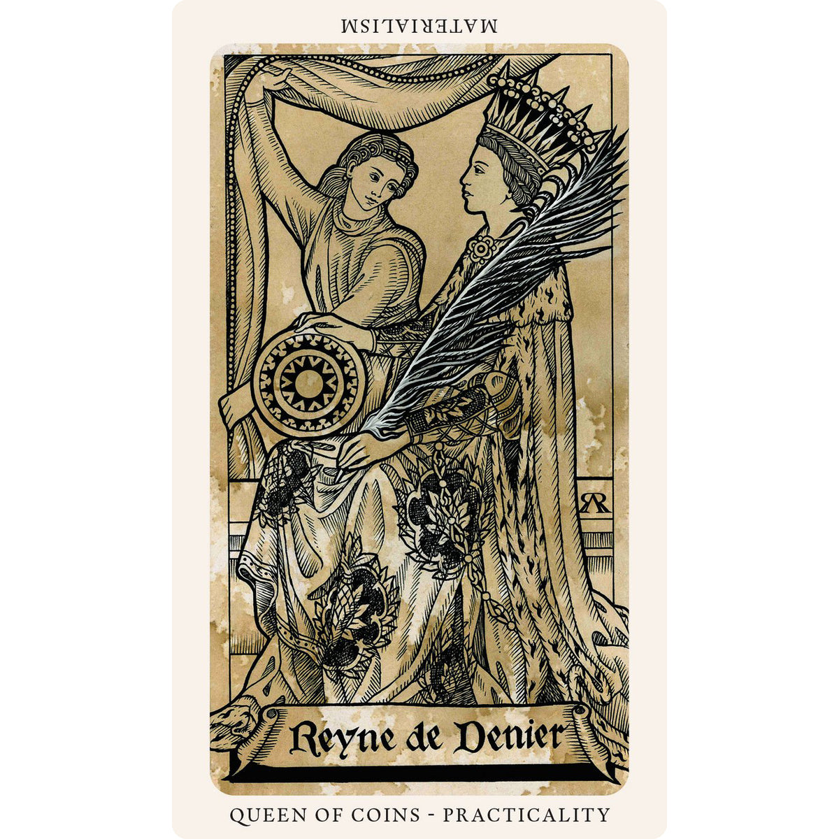 The Medieval Feathers Tarot - taro kortos | Blue Angel