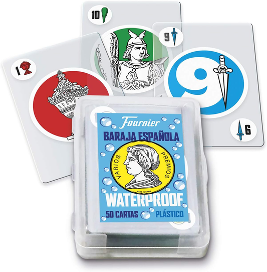 Fournier Baraja Española Waterproof - vandeniui atsparios ispaniškos kortos