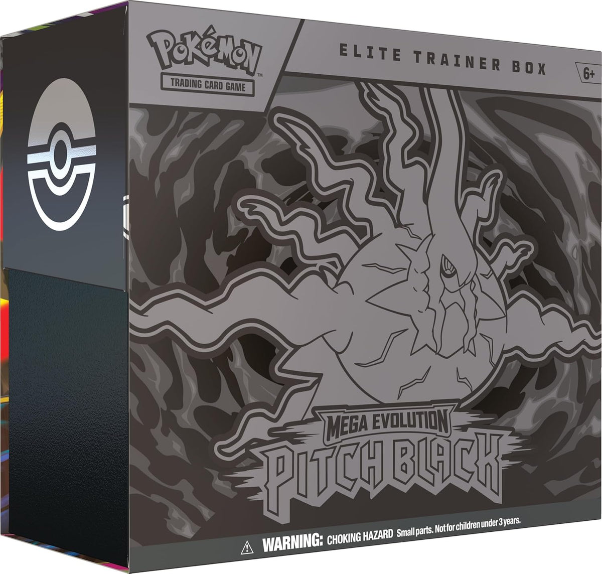 Pokémon Mega Evolution Pitch Black Elite Trainer Box rinkinys (anglų k.)