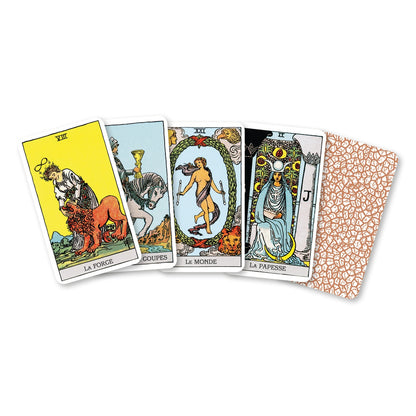 Les Mini-jeux rinkinys - Tarot A.E. Waite & Petit Lenormand (Prancūzų k.) Cartamundi Cartomancie Dusserre
