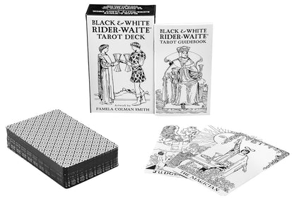 Black & White Rider-Waite Tarot - Taro kortos - kosmetinis defektas