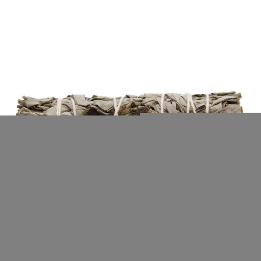 White Sage & Black Sage - šalavijų smilkymo ryšulėlis, 10 cm | Ancient Wisdom