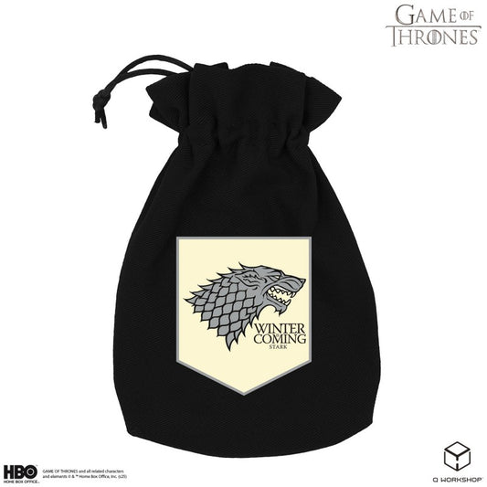 Q-Workshop Game of Thrones Stark - kauliukų maišelis
