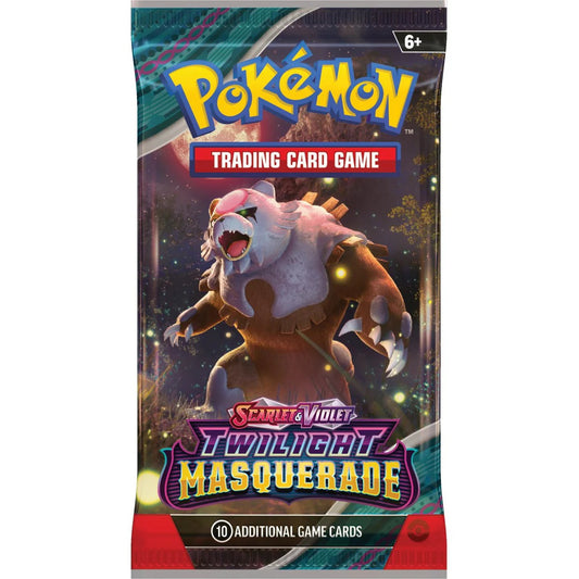 Pokémon Twilight Masquerade - 1 papildymo pakuotė, atsitiktinis dizainas