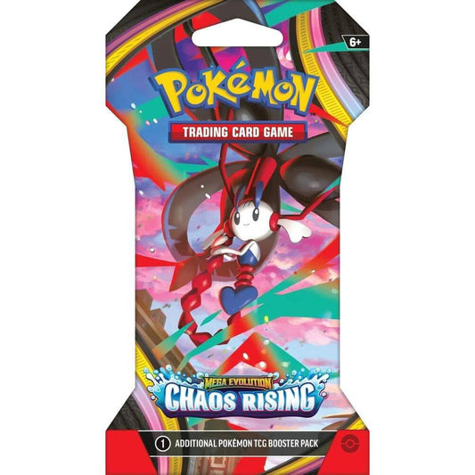 Pokémon Mega Evolution - Chaos Rising Sleeved Booster - kortų papildymas