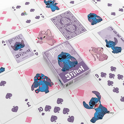 Bicycle Disney Stitch Purple - žaidimo kortos
