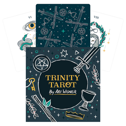 Trinity Tarot - kvadratinės Taro kortos | U.S. Games Systems