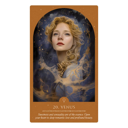 The Zodiac Oracle - astrologijos orakulo kortos | Blue Angel