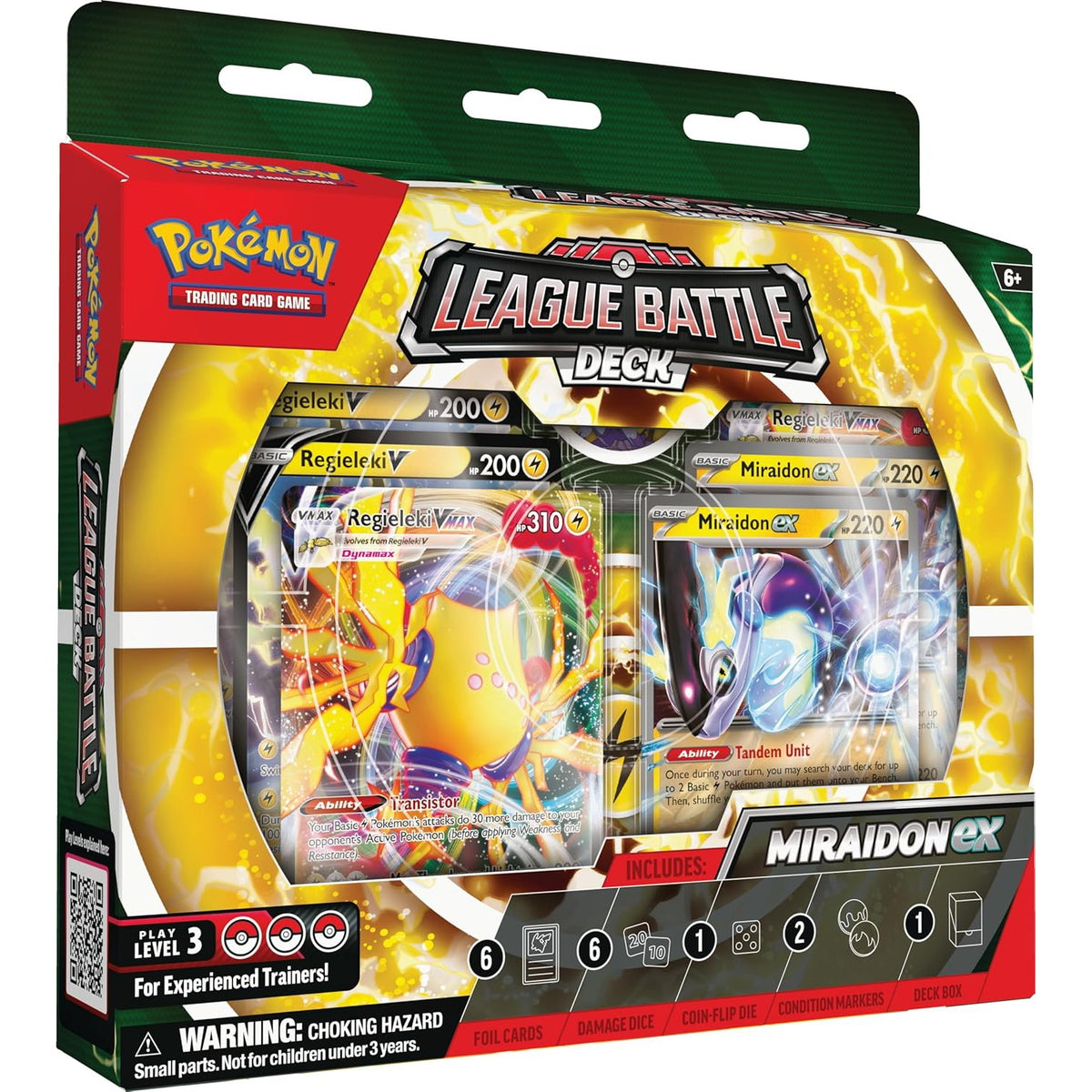 Pokémon Miraidon ex League Battle Deck - 60 kortų kaladė