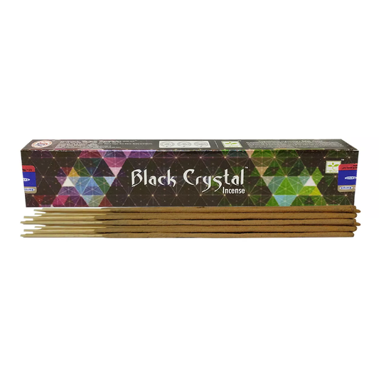 Satya Black Crystal - žolelių aromato smilkalai, 15 g