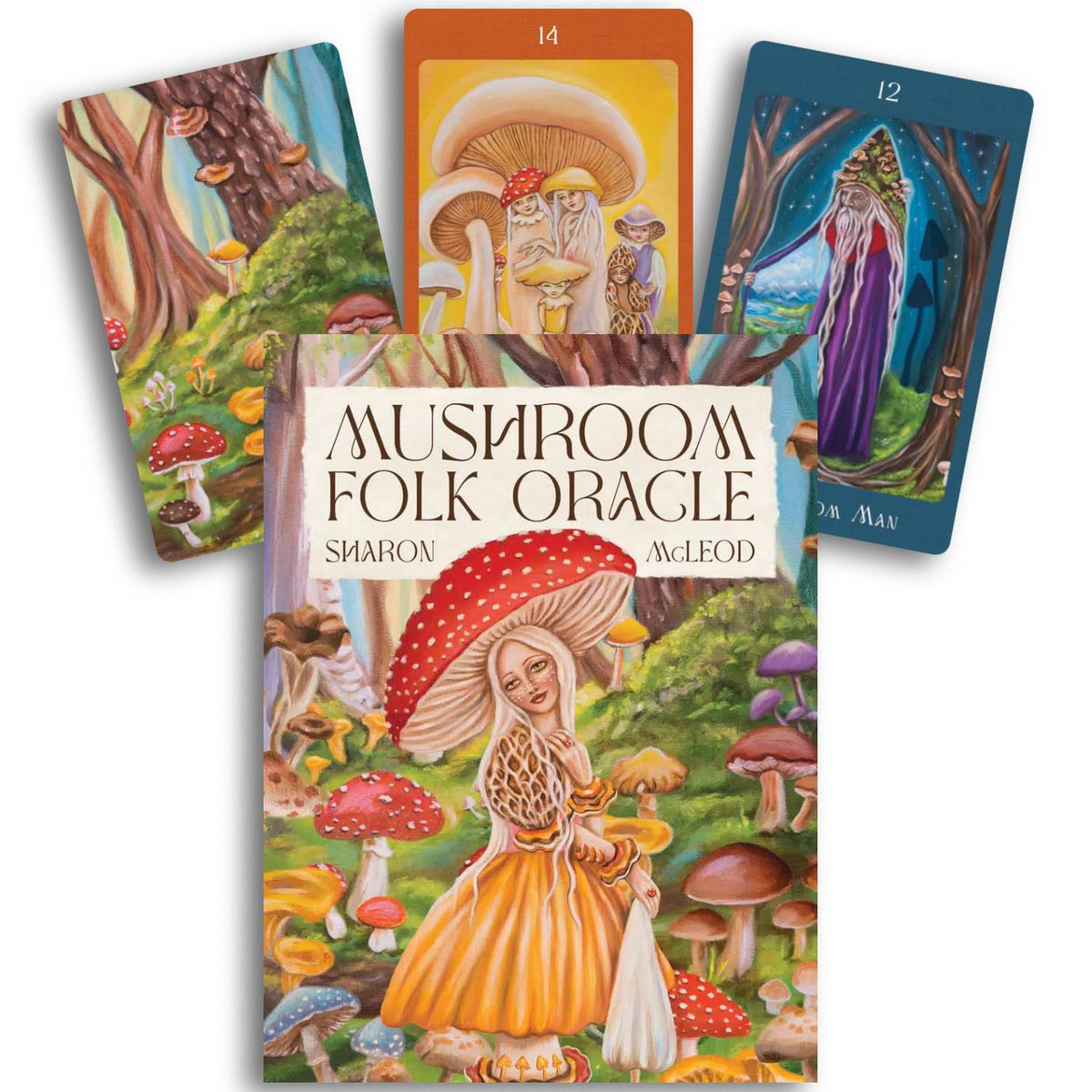 Mushroom Folk Oracle - orakulo kortos | Blue Angel