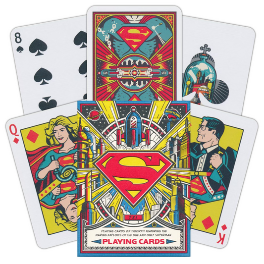 Kosmetinis defektas Superman žaidimo kortos Theory11