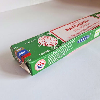Satya Patchouli - pačiulių kvapo smilkalai, 15 g - kosmetinis defektas