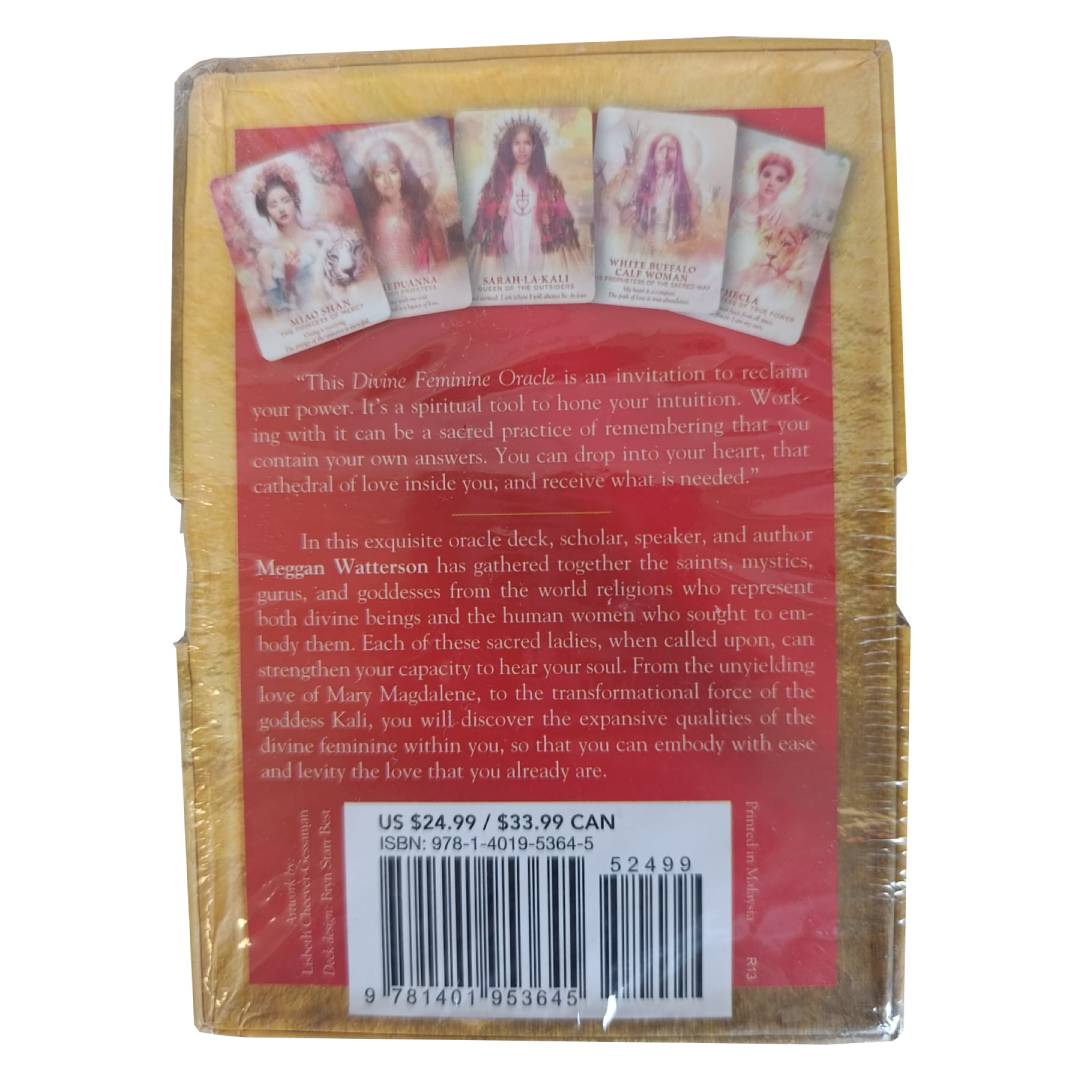 The Divine Feminine Oracle - orakulo kortos | Hay House - kosmetinis defektas