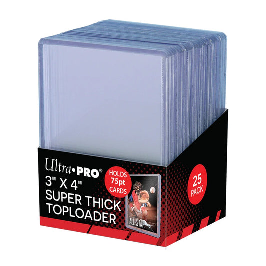 Ultra PRO Clear Thick 75 pt - standūs kortų dėklai, 25 vnt.