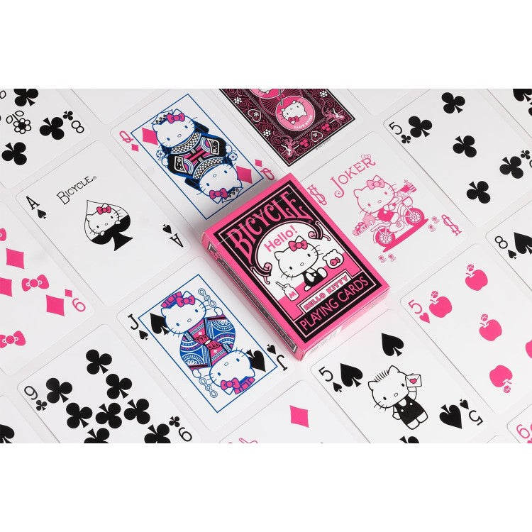 Hello Kitty Black & Pink - žaidimo kortos, kosmetinis defektas | Bicycle