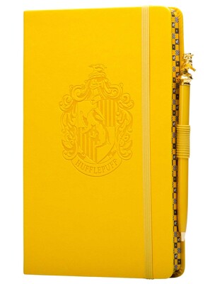 Harry Potter Hufflepuff Classic - užrašinė minkštu viršeliu su rašikliu