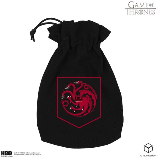 Q-Workshop Game of Thrones Targaryen - kauliukų maišelis