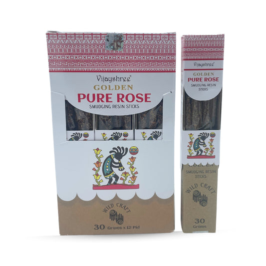 Golden Pure Rose - rožių smilkalų lazdelės, 6 vnt.