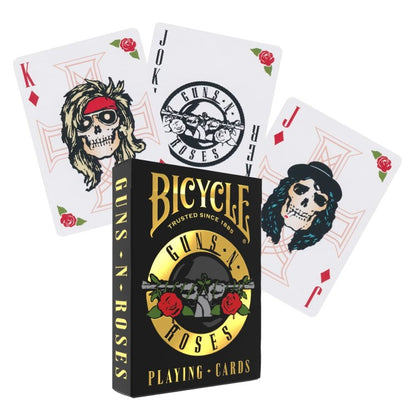 Bicycle Guns N' Roses - žaidimo kortos - kosmetinis defektas