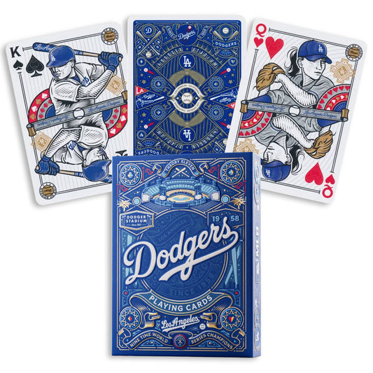 Los Angeles Dodgers žaidimo kortos Theory11