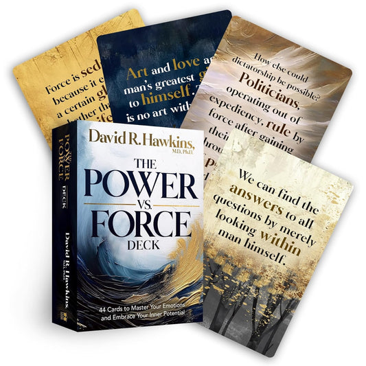 The Power vs Force Deck - Davido R. Hawkinso minčių kortos