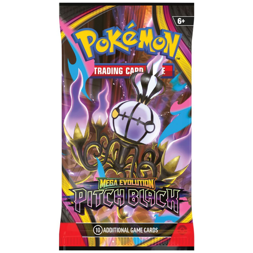 Pokémon Mega Evolution - Pitch Black Booster Bundle - 6 papildymo pakeliai