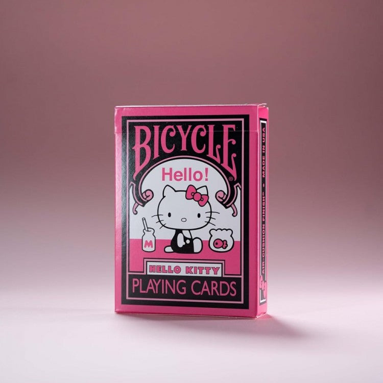 Hello Kitty Black & Pink - žaidimo kortos, kosmetinis defektas | Bicycle