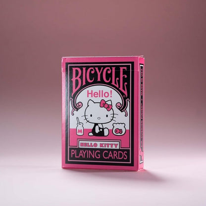 Hello Kitty Black & Pink - žaidimo kortos, kosmetinis defektas | Bicycle